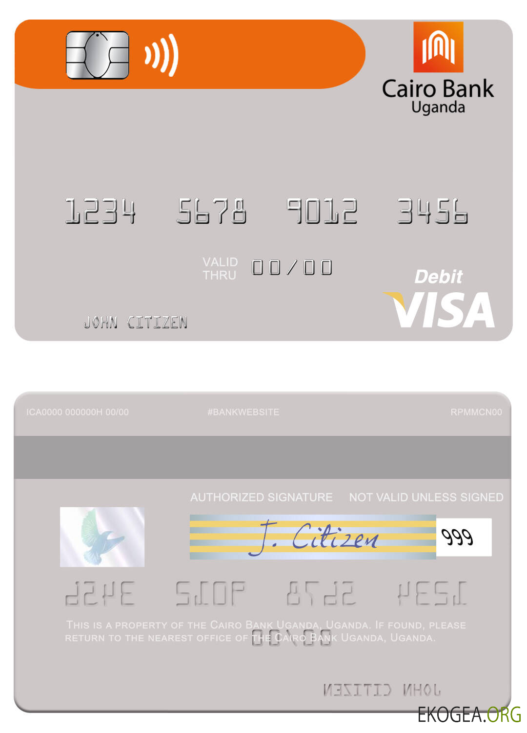 Carte de débit visa Ouganda Cairo Bank Ouganda